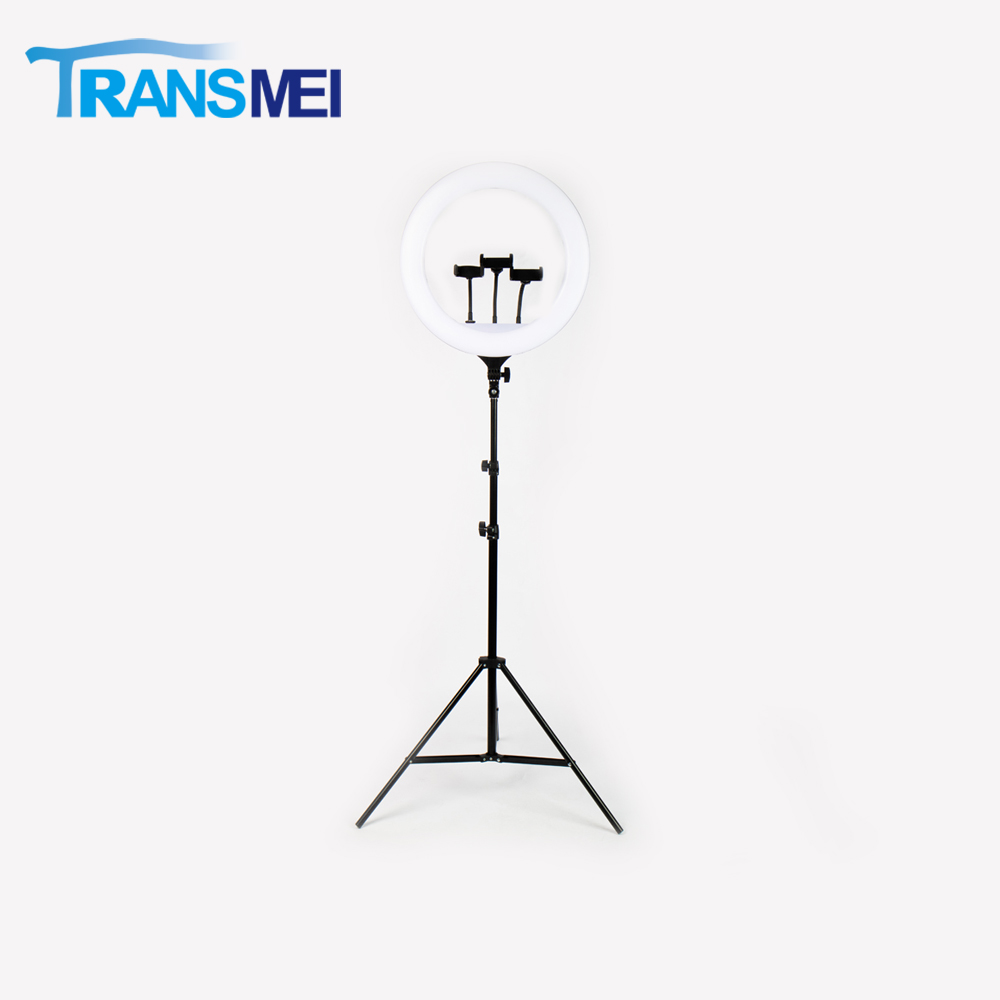 18" Selfie Ring Light with 2M Adjustable Tripod For Phone TM-460B