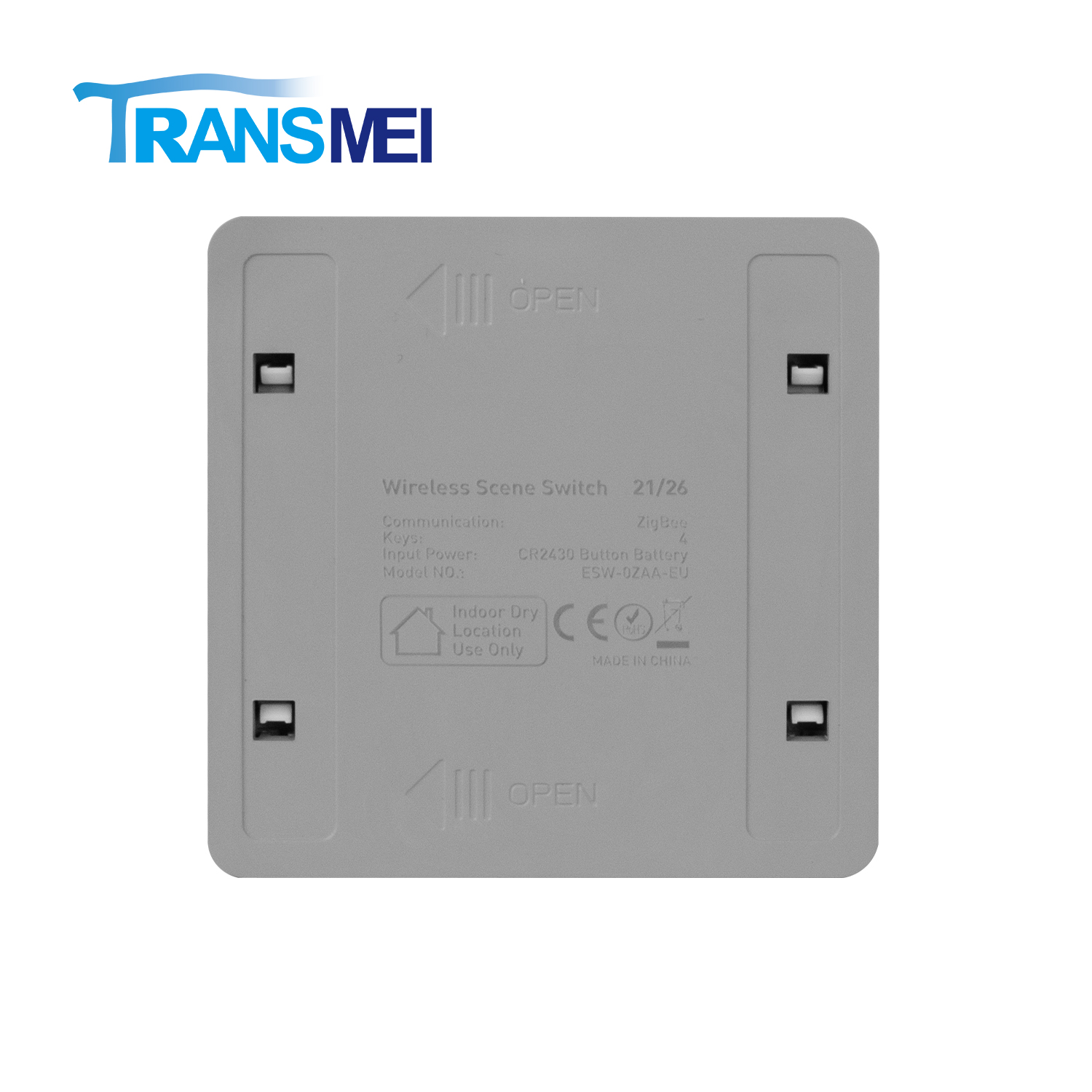 TransmeIoT TM-ZB-EU13SS Zigbee Smart Wall Light Switch button,Glass Panel, Multi-Control, Touch Switches, Single Line, Remote Control Smart Life/Tuya App, Work with Alexa, Google Home