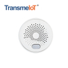 TransmeIoT Smart WiFi Gas Detector TM-GD02 (Natural Gas, Propane, And Other Flammable Gases), Loud 70dB Alarm, Phone Notifications, No Hub Required, Reliable Sensor, Modern White Status LED