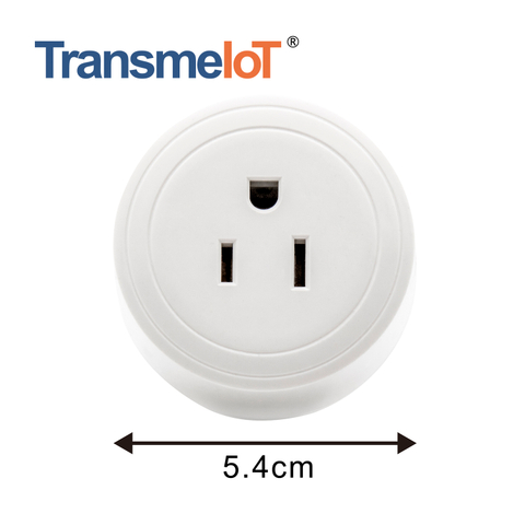 TransmeIoT Socket TM-WU-10 Mini Smart Plug, WiFi Outlet Socket Compatible with Alexa And Google Home，google Assistant/ Aleax Voice Control , Remote Control with Timer Function, No Hub Required