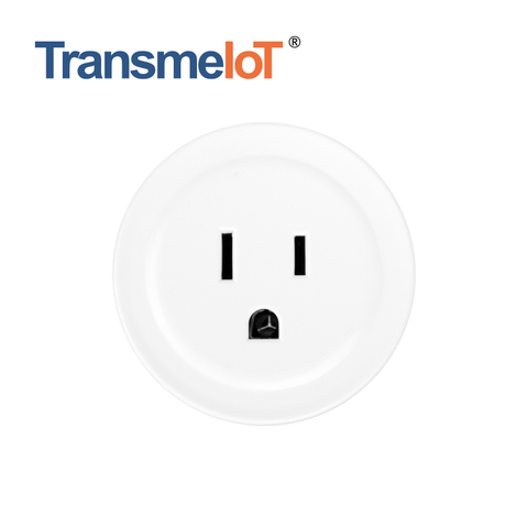 TransmeIoT Socket TM-MP-US01 Mini Smart Plug, WiFi Outlet Socket Compatible with Alexa And Google Home，google Assistant/ Aleax Voice Control , Remote Control with Timer Function, No Hub Required