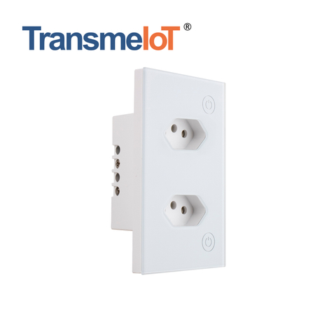 Smart Wall Socket TM-WSY-BR01Z Zigbee 3.0 App Control by Tuya or Smart life and voice control by Google Assistant and Amazon Alexa