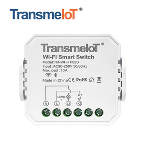 TransmeIoT Smart Switch Module TM-WF-TP02S Wifi Switch Wireless Remote Control Electrical for Household Appliances,Compatible with Alexa DIY Your Home Via Iphone Android App
