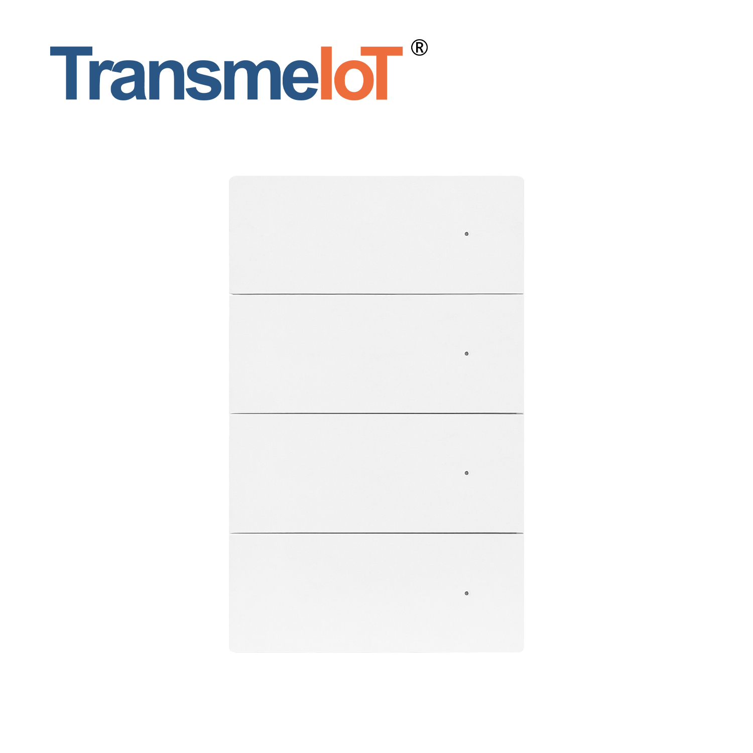 US Type Smart Wall Switch Push Button for 4 Gang Lighting TM-WF-US08P