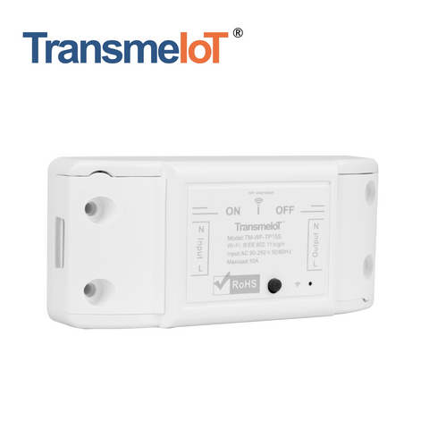 TransmeiIoT Smart Switch Module TM-WF-TP015S Wifi Switch Wireless Remote Control Electrical for Household Appliances,Compatible with Alexa DIY Your Home Via Iphone Android App