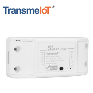 TransmeiIoT Smart Switch Module TM-WF-TP015D Wifi Switch Wireless Remote Control Electrical for Household Appliances,Compatible with Alexa DIY Your Home Via Iphone Android App