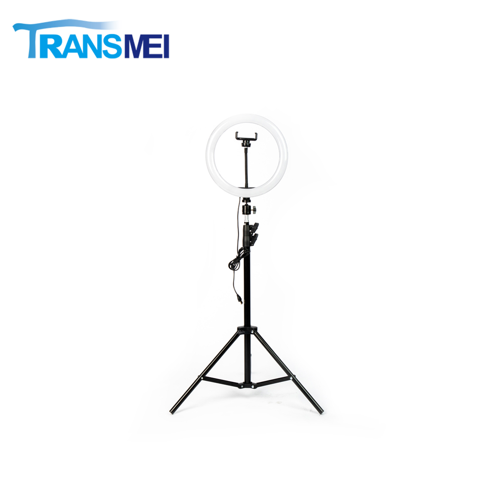 10" RGB Ring Light with 1.6M Adjustable Tripod For Phone TM-260R