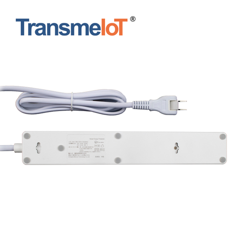 Smart Power Strip table lap, Power Meter , Outlet 15A Compatible with 4 AC Outlets & 4 USB Ports