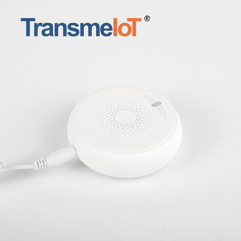  TransmeIoT SmartZigbee Gas Detector TM-GD01 (Natural Gas, Propane, And Other Flammable Gases), Loud 70dB Alarm, Phone Notifications, No Hub Required, Reliable Sensor