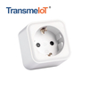 TransmeIoT TM-MP-EU03 Mini Smart Plug, WiFi Outlet Socket Compatible with Alexa And Google Home，google Assistant/ Aleax Voice Control , Remote Control with Timer Function, No Hub Required