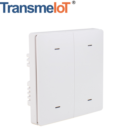 TransmeIoT TM-WF-EU121SN WiFi Smart Wall Light Switch,Multi-Control, 2.4GHz Wi-Fi Touch Switches,both Work with Single Neutral Wire Required, Remote Control Smart Life/Tuya App, Work with Alexa, Googl