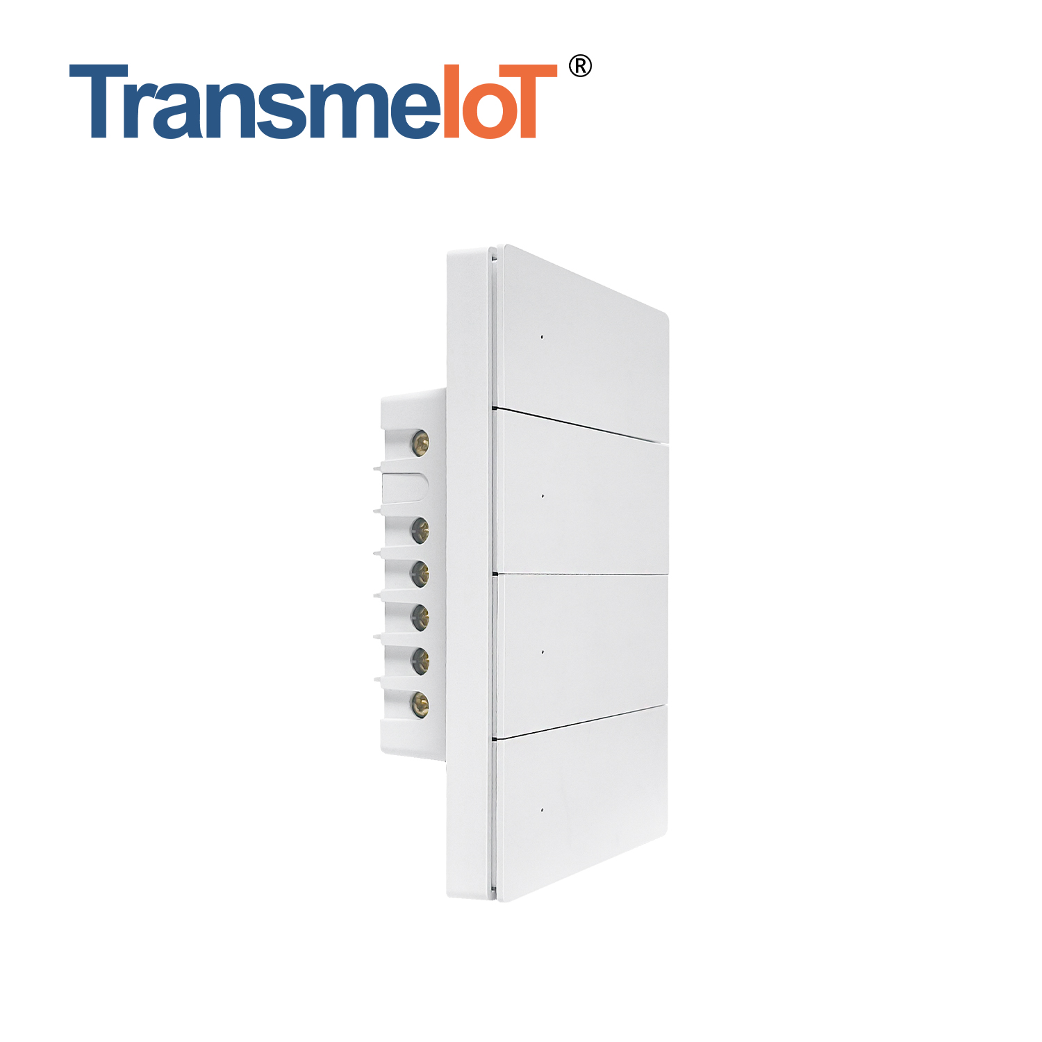 US Type Smart Wall Switch Push Button for 4 Gang Lighting TM-WF-US08P