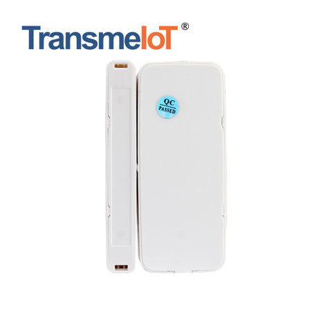 TransmeIoT TM-MS05 Smart Door Sensor Alarms, WiFi Window Sensor Detector Real-time Alarm Compatible with Alexa Google Assistant, Home Security Door Open Contact Sensor for Bussiness Burglar Alert