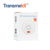 TransmeIoT Smart WiFi Gas Detector TM-GD02 (Natural Gas, Propane, And Other Flammable Gases), Loud 70dB Alarm, Phone Notifications, No Hub Required, Reliable Sensor, Modern White Status LED