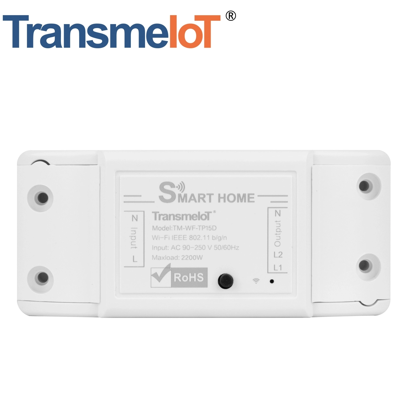 TransmeiIoT Smart Switch Module TM-WF-TP015D Wifi Switch Wireless Remote Control Electrical for Household Appliances,Compatible with Alexa DIY Your Home Via Iphone Android App