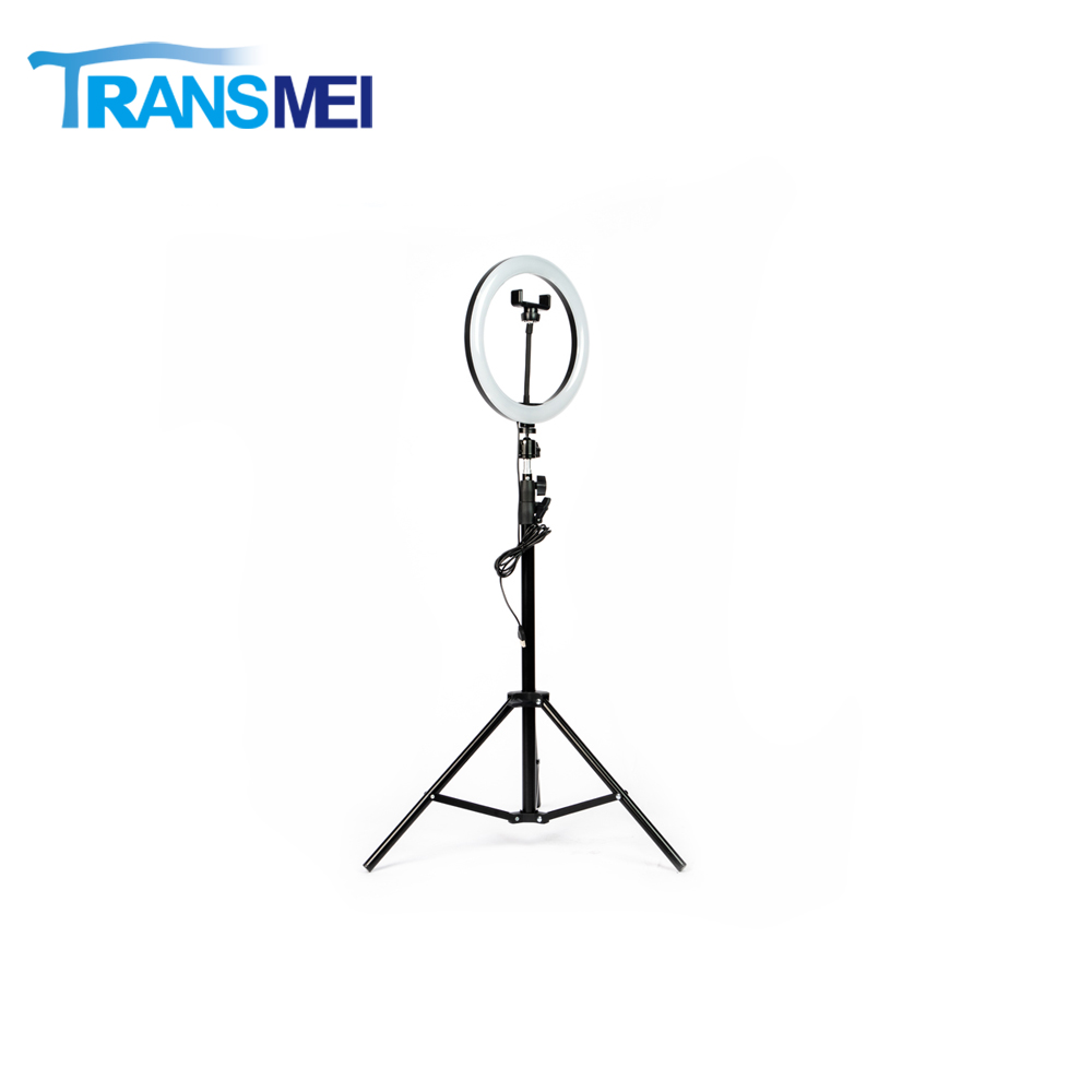 10" RGB Ring Light with 1.6M Adjustable Tripod For Phone TM-260R