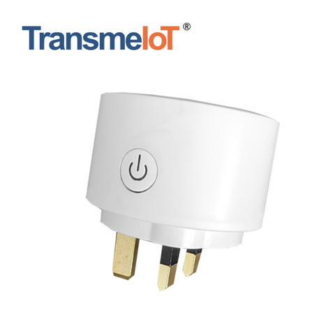 TransmeIoT TM-MP-UK01 Mini Smart Plug, WiFi Outlet Socket Compatible with Alexa And Google Home，google Assistant/ Aleax Voice Control , Remote Control with Timer Function, No Hub Required