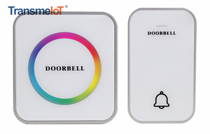AC Battery Free Wireless Doorbell With LED Light TM-BTD-04RGB