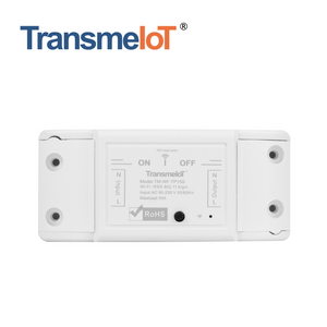 TransmeiIoT Smart Switch Module TM-WF-TP015S Wifi Switch Wireless Remote Control Electrical for Household Appliances,Compatible with Alexa DIY Your Home Via Iphone Android App