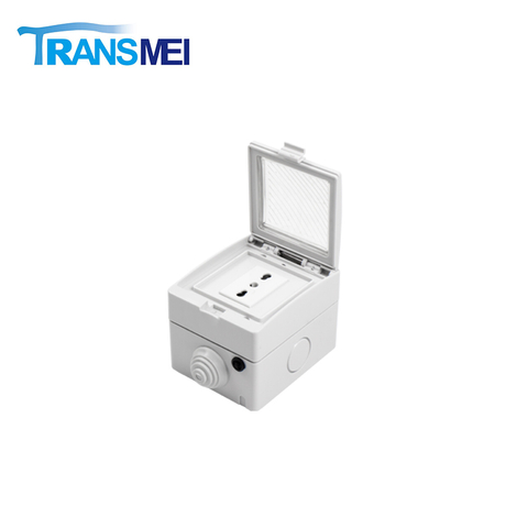 TransmeIoT Outdoor Smart PlugTM-WP-08, WiFi Smart Socket Work with Alexa, Google Home, Wireless Remote Control/Timer by Smartphone, IP55 Waterproof Support Tuya/smart Life