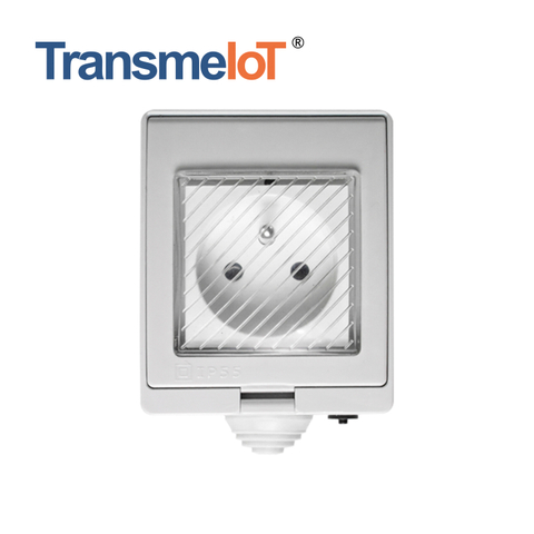TransmeIoT Outdoor Smart PlugTM-WP-04, WiFi Smart Socket Work with Alexa, Google Home, Wireless Remote Control/Timer by Smartphone, IP55 Waterproof Support Tuya/smart Life