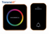 AC Battery Free Wireless Doorbell With LED Light TM-BTD-04RGB