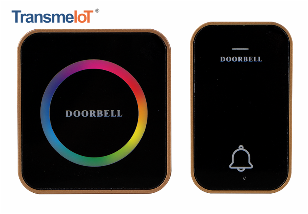 AC Battery Free Wireless Doorbell With LED Light TM-BTD-04RGB