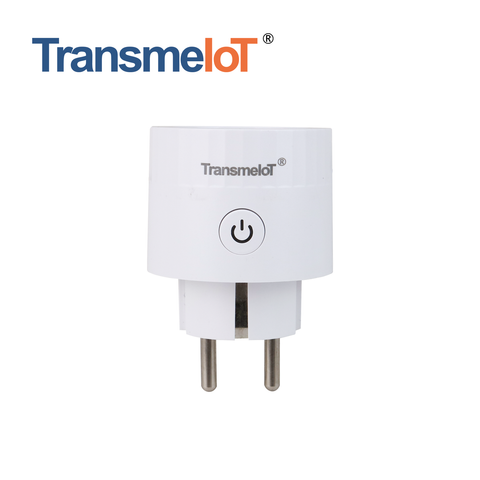 TransmeIoT Socket TM-MP-EU39 Mini Smart Plug, WiFi Outlet Socket Compatible with Alexa And Google Home，google Assistant/ Aleax Voice Control , Remote Control with Timer Function, No Hub Required