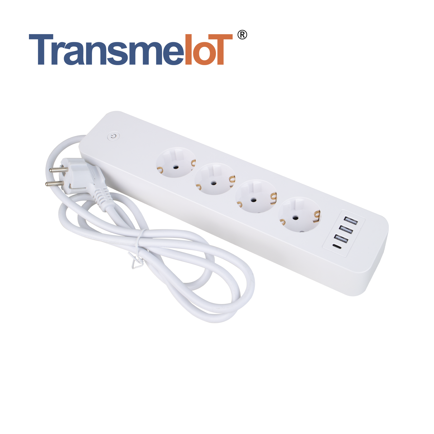 Smart power strip PS-EU04U 1Type C+3USB