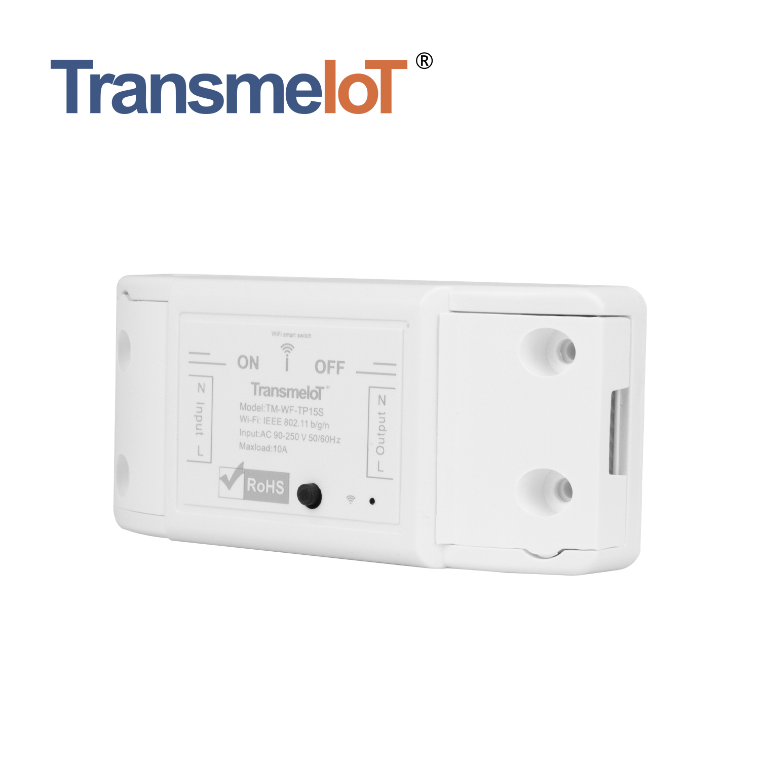 TransmeiIoT Smart Switch Module TM-WF-TP015S Wifi Switch Wireless Remote Control Electrical for Household Appliances,Compatible with Alexa DIY Your Home Via Iphone Android App