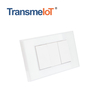 TransmeIoT TM-CL02S WiFi Smart Wall Light Switch,Glass Panel, Multi-Control, Wi-Fi/Zigbee , Neutral Wire Required, Remote Control Smart Life/Tuya App, Work with Alexa, Googl