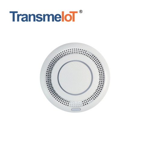 TransmeIoT Smart Wifi Smke Detector TM-SD02 Tuya/smartlife Work with Google Assistant Alexa ,smart Phone Control, Voice Control.