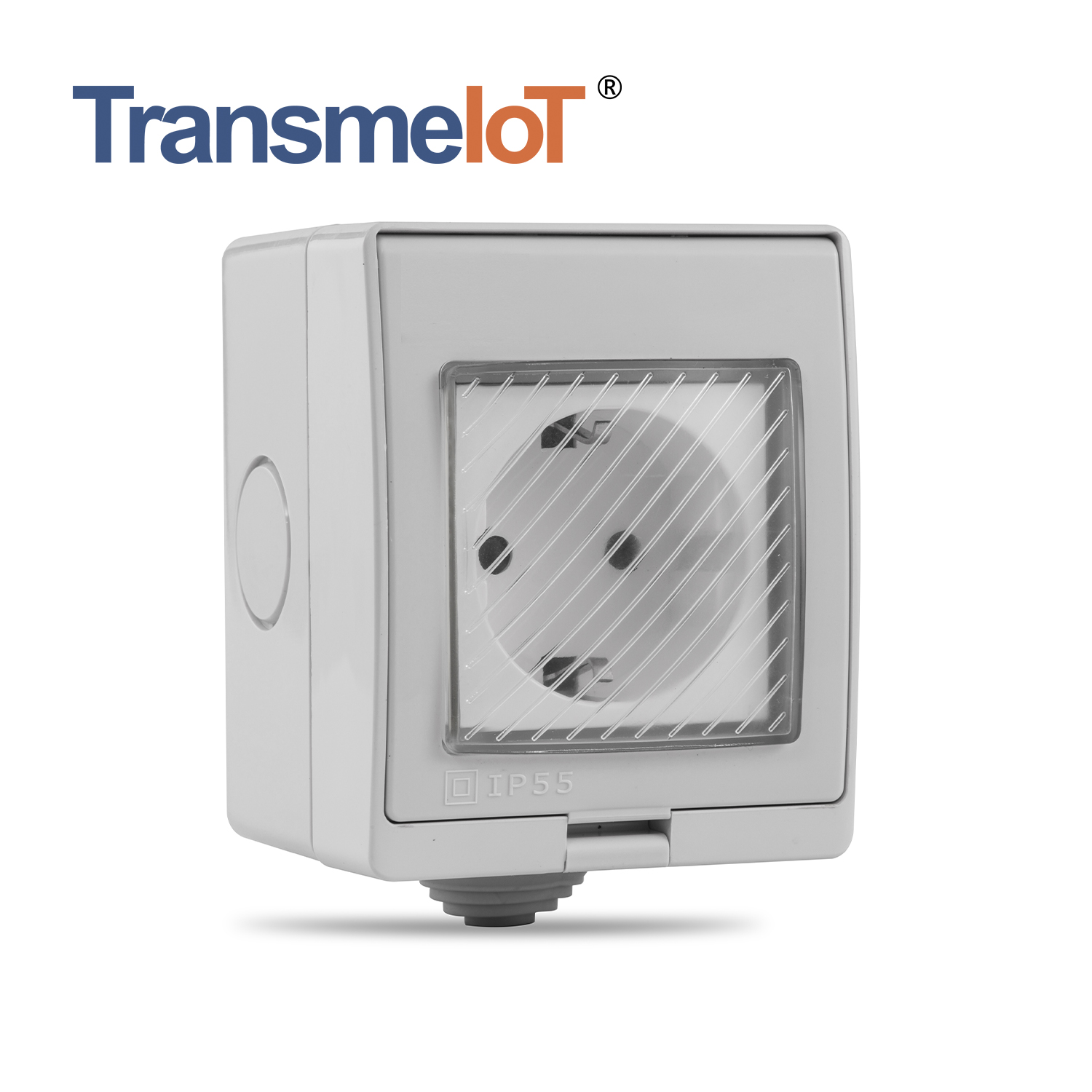 TransmeIoT Outdoor Smart PlugTM-WP-02, WiFi Smart Socket Work with Alexa, Google Home, Wireless Remote Control/Timer by Smartphone, IP55 Waterproof Support Tuya/smart Life