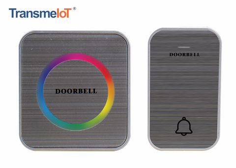 AC Battery Free Wireless Doorbell With LED Light TM-BTD-04RGB
