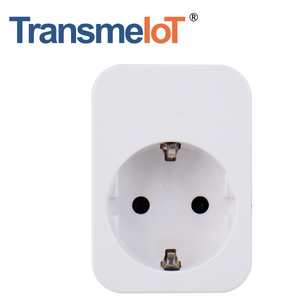 TransmeIoT Socket TM-MP-EU27 Mini Smart Plug, WiFi Outlet Socket Compatible with Alexa And Google Home，google Assistant/ Aleax Voice Control , Remote Control with Timer Function, No Hub Required