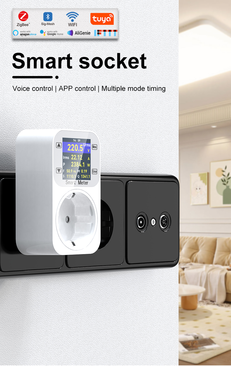 Smart Power Meter EG-EU01 The Accuracy of The Electricity Meter < 0.5%.