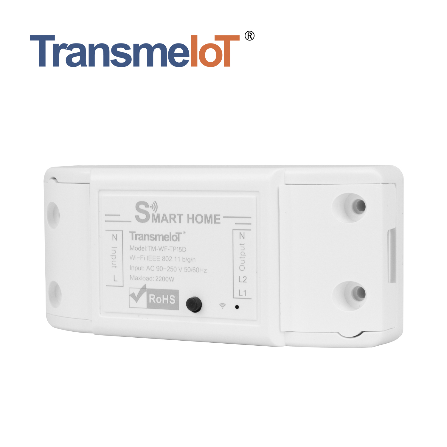 TransmeiIoT Smart Switch Module TM-WF-TP015D Wifi Switch Wireless Remote Control Electrical for Household Appliances,Compatible with Alexa DIY Your Home Via Iphone Android App